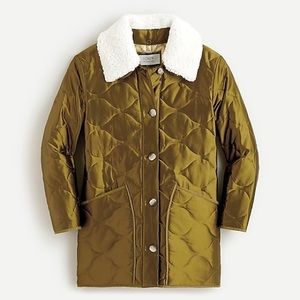 J.Crew Collection Quilted Cocoon Jacket